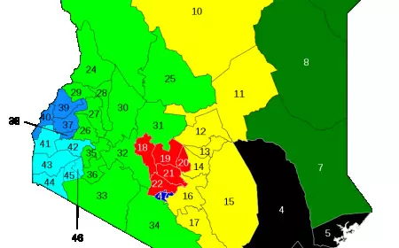 Which is the Biggest County in Kenya?
