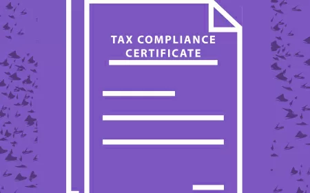 Tax Compliance Certificate